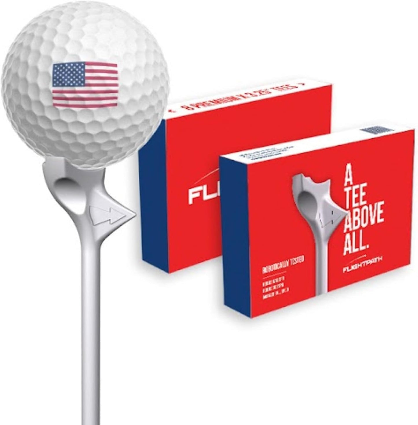 Flightpath Diamond Golf Tees for Long, Straight Drives