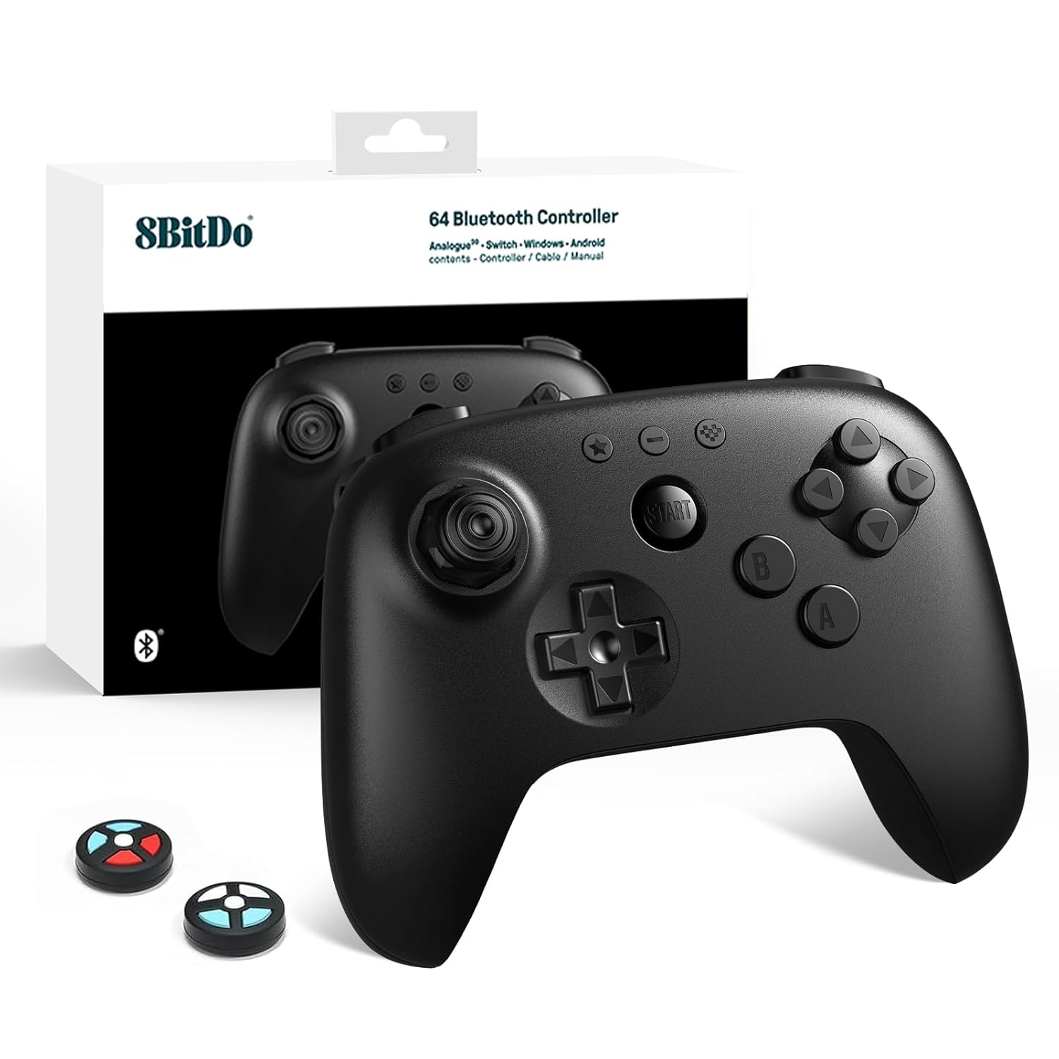 8Bitdo 64 Bluetooth Controller for Analogue 3D and Switch
