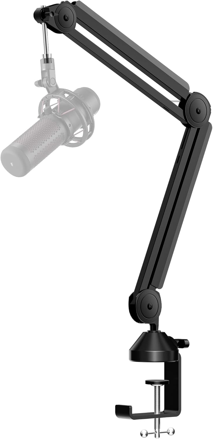 InnoGear Microphone Boom Arm Stand with Cable Management Features