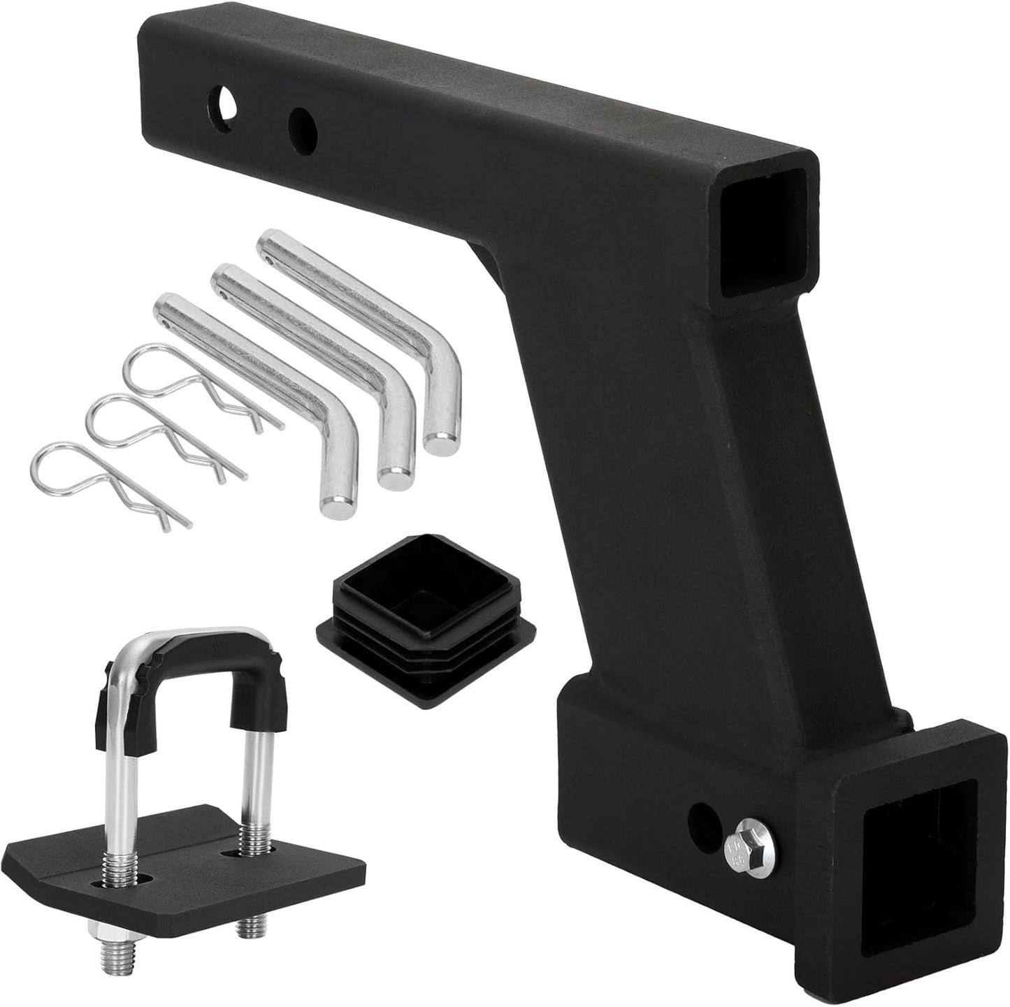 10000lbs 8-Inch Hitch Receiver Extension Riser for Towing