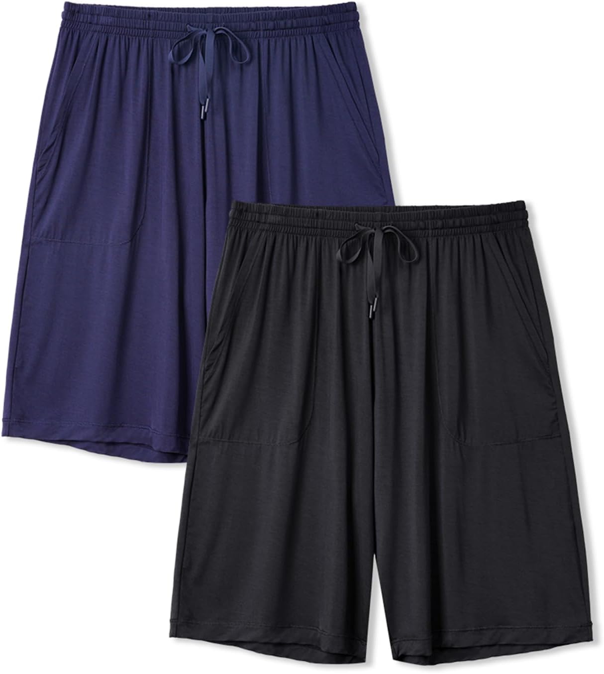 Mens Pajama Shorts Bamboo Rayon Sleep Shorts for Comfort