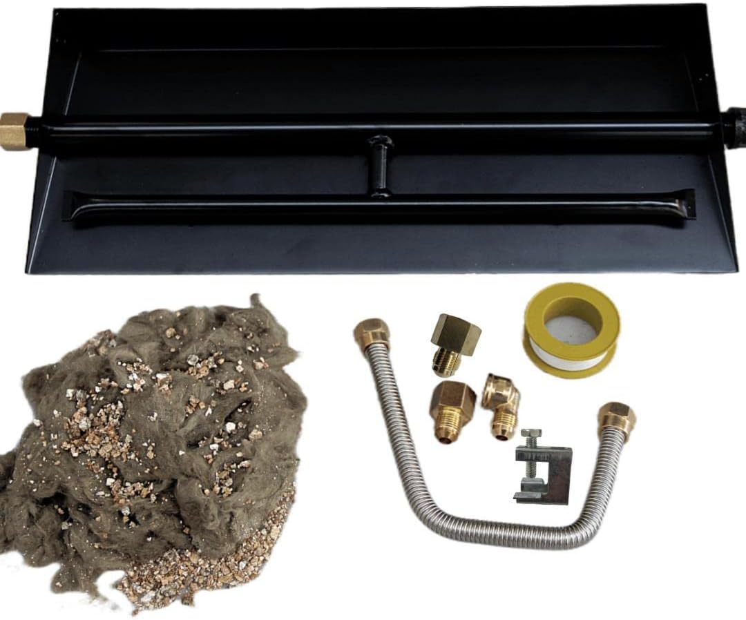 Americangaslogs 15-28 Burner Pan for Gas Fireplace Upgrade
