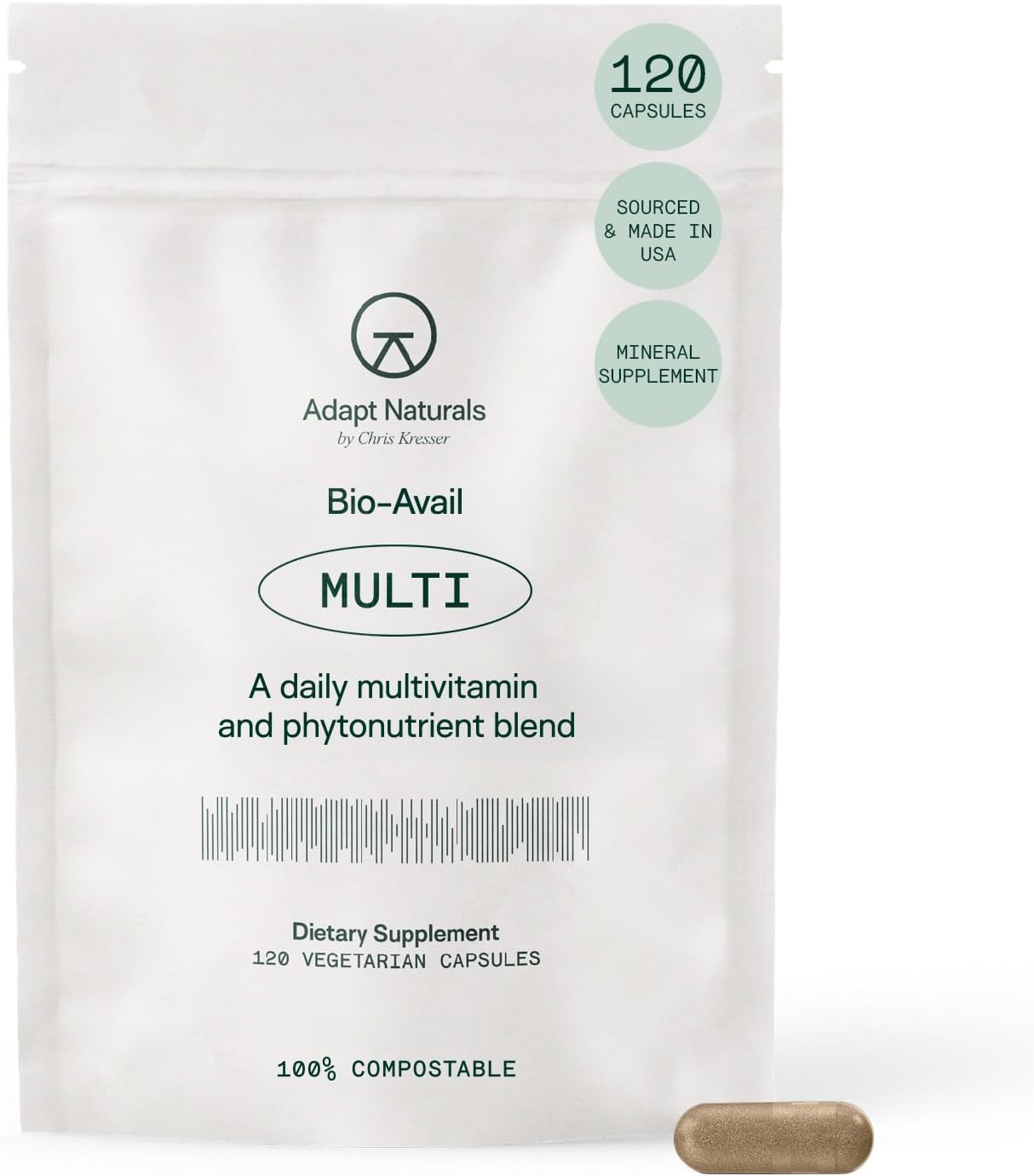 Adapt Naturals Multivitamin for Women & Men - Daily Nutrient Boost