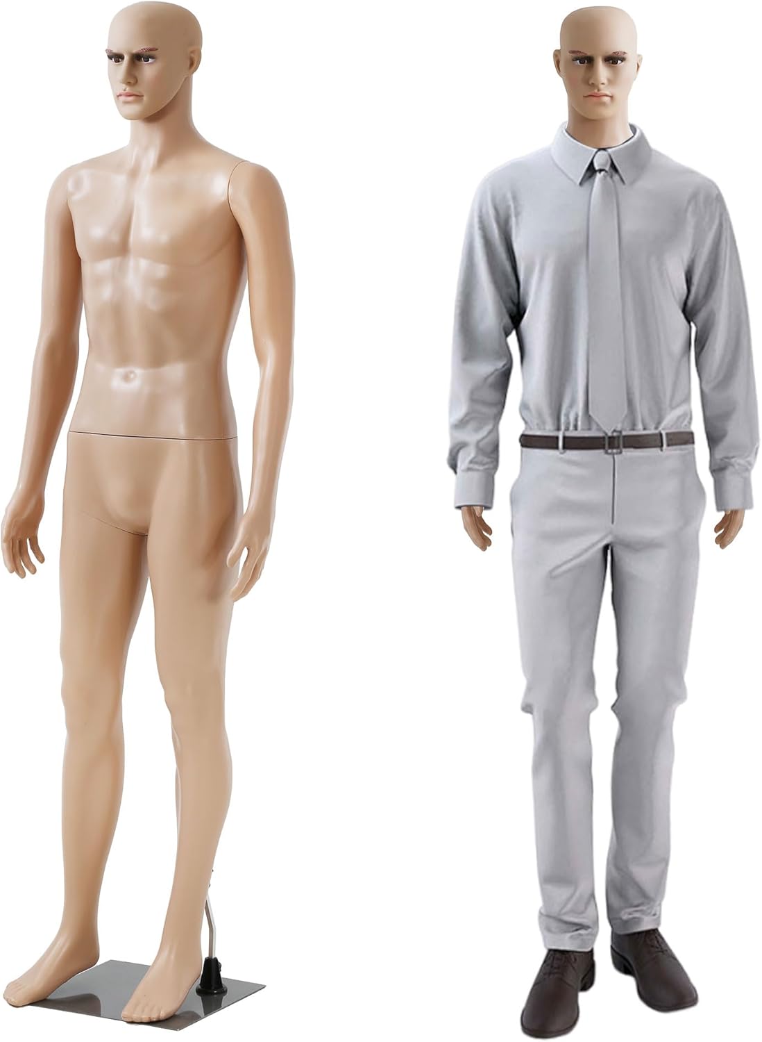 73 Inch Full Body Mannequin with Metal Base for Retail Display