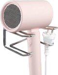 Hair Dryer Holder Wall Mounted Adhesive Hook - No Drilling Space Saver
