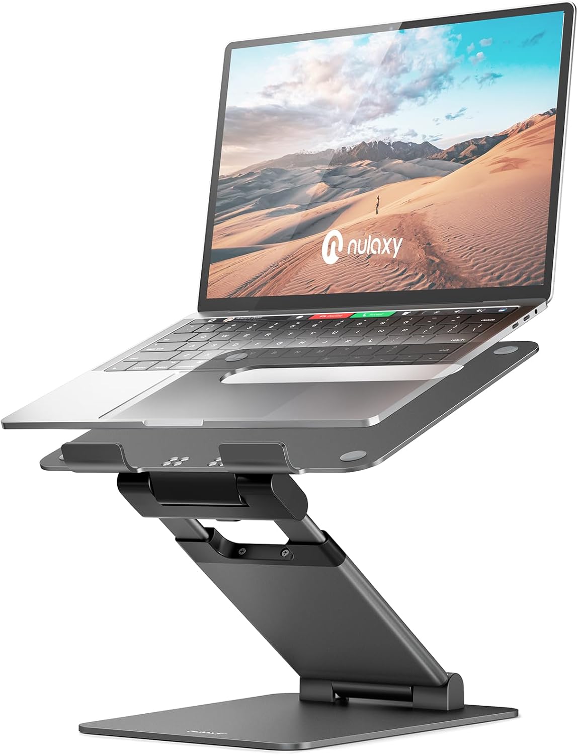 Nulaxy Height Adjustable Laptop Stand for Desk - Ergonomic Riser