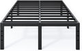 Queen Bed Frame 18 in Sturdy Platform Bed Frame Queen Size - Heavy