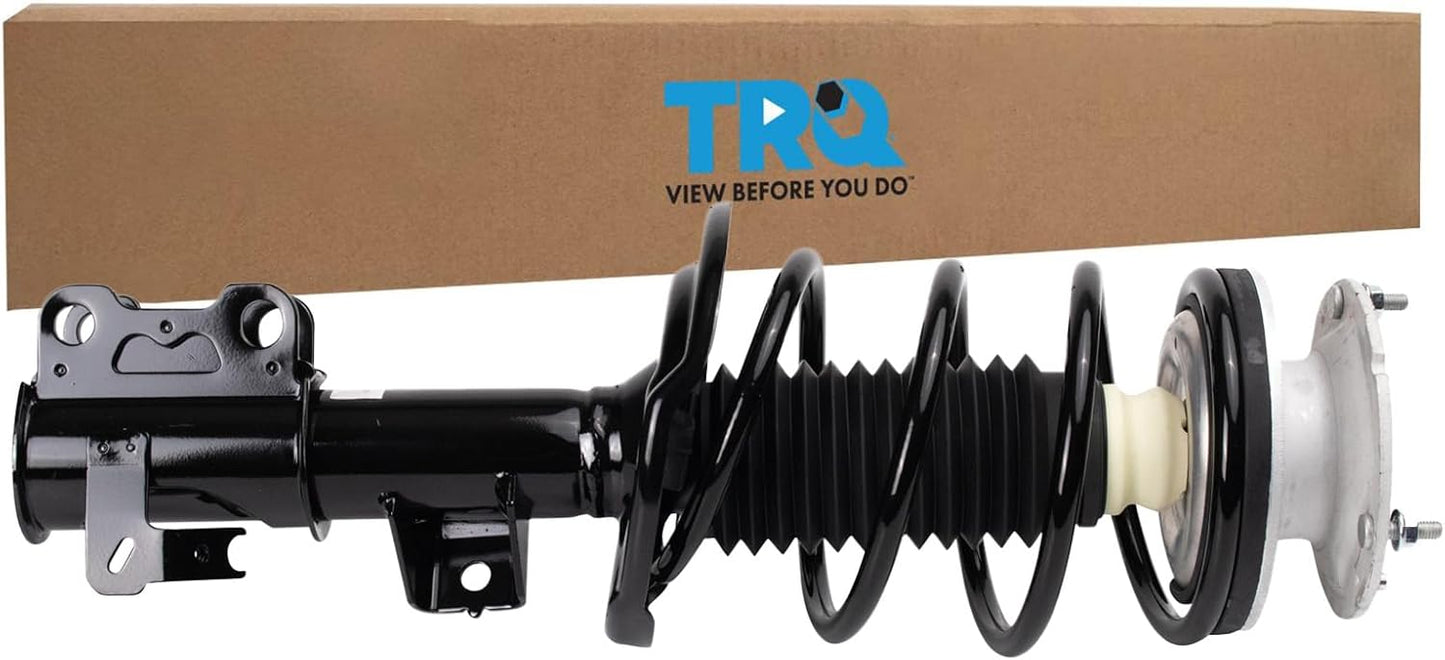 TRQ Front Right Complete Strut & Coil Spring Assembly for Cadillac ATS