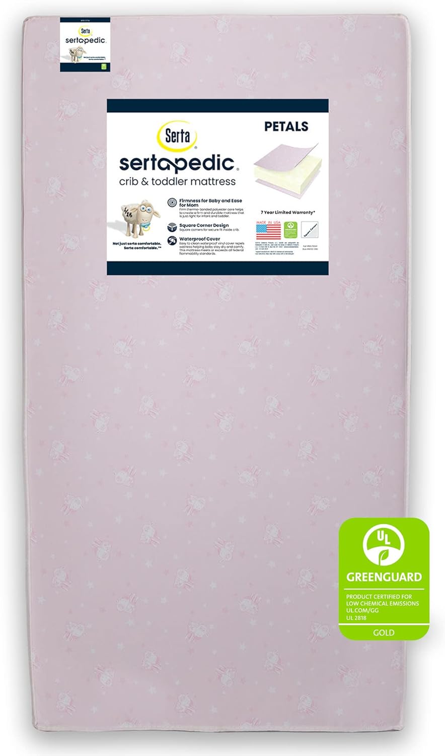 Serta Sertapedic Petals Dual Sided Premium Crib Mattress Review