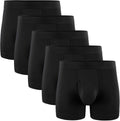 Men's Boxer Briefs Cotton Pack of 5 - Comfortable Everyday Fit