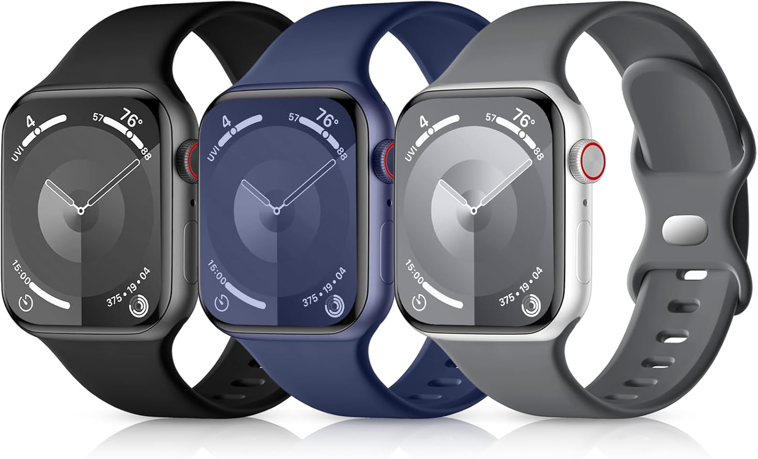 GEAK Soft Silicone Apple Watch Bands | Premium Comfort