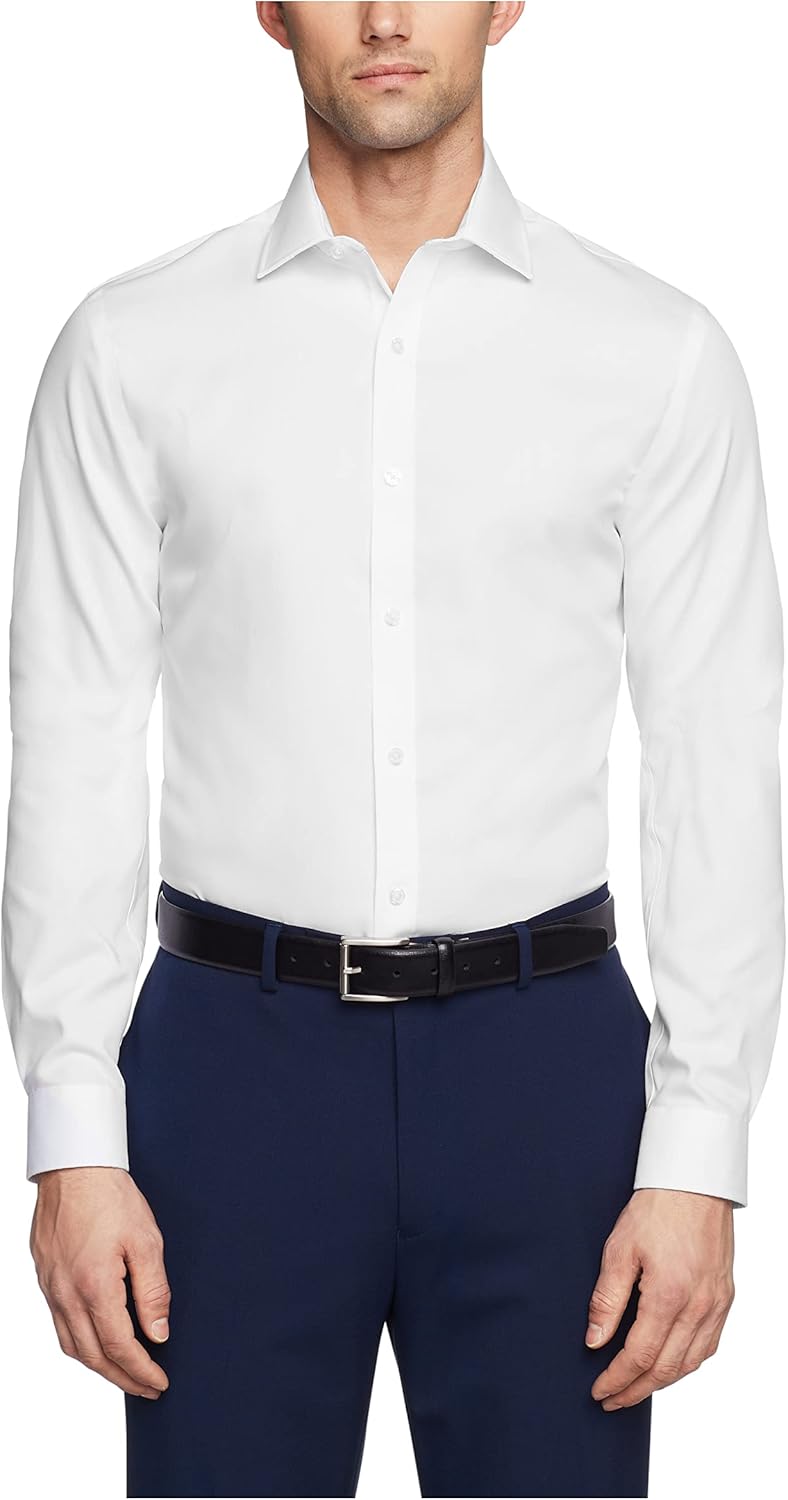 Tommy Hilfiger Men's Slim Fit Non Iron Solid Dress Shirt Review