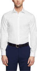 Tommy Hilfiger Men's Slim Fit Non Iron Solid Dress Shirt - Crisp Shoes