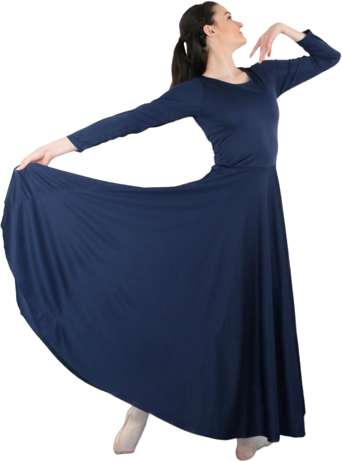 Danzcue Womens Praise Loose Fit Long Sleeve Dance Dress Review