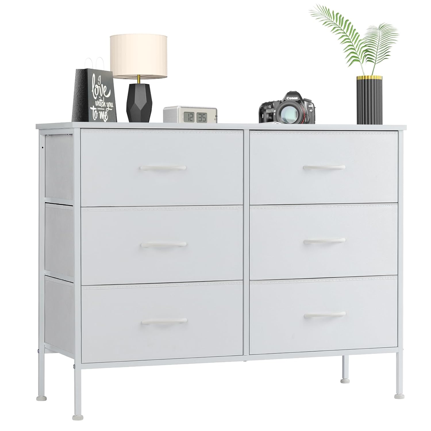 Dresser for Bedroom with 6 Drawers - Stylish Storage Solution