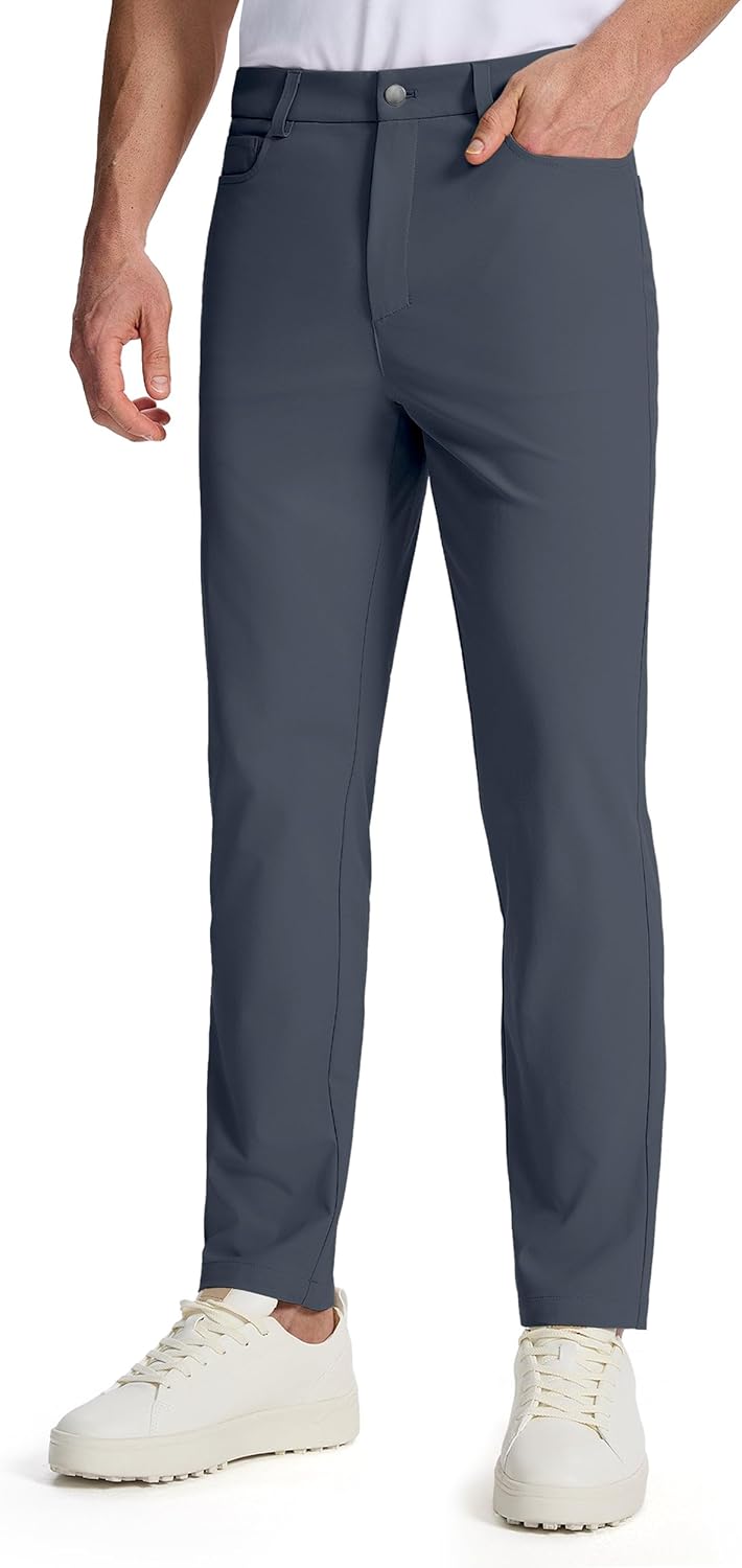 Willit Mens Golf Pants 5 Pockets Stretch Work Dress Pants