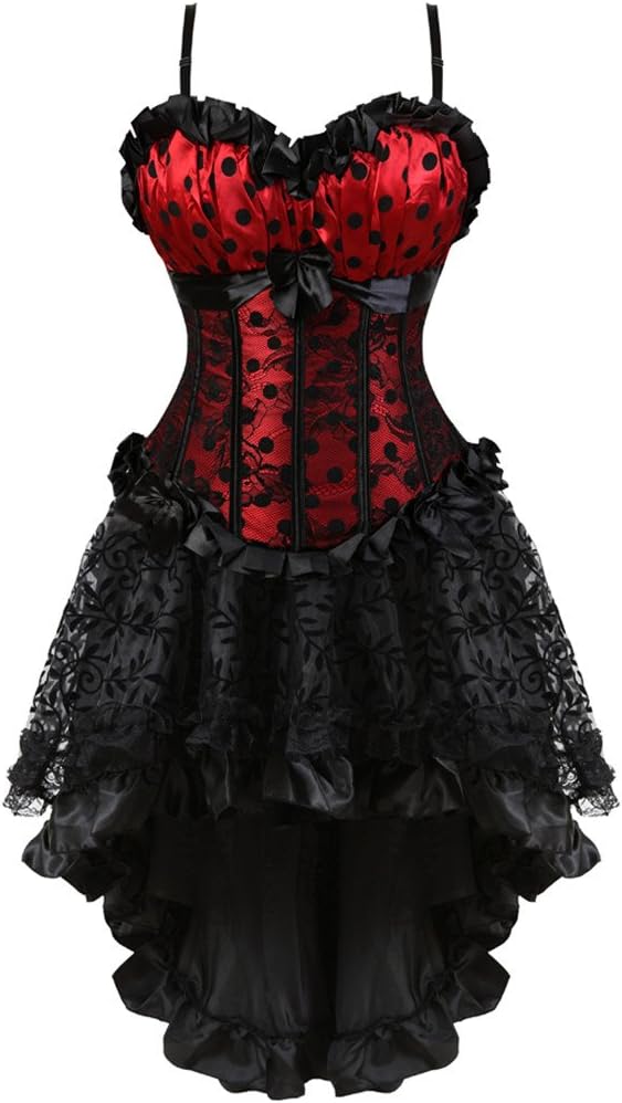 Kranchungel Steampunk Corset Skirt for Gothic Burlesque Costumes