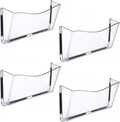 Azar Displays Clear Magnetic Wall Mount Legal File Holder - 4-Pack