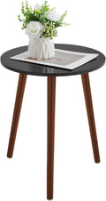 Apicizon Brown Side Table for Bedroom - Stable Small End Table