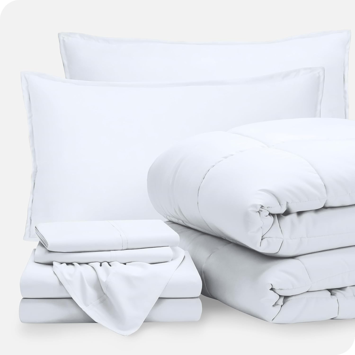 Bare Home Bed-in-A-Bag Comforter & Sheet Set for Cal King