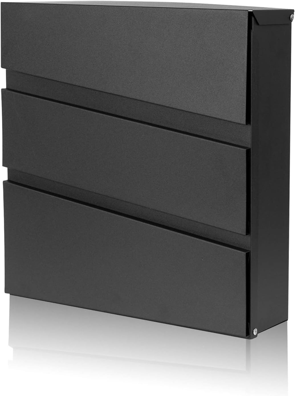 Wall-Mount Mailbox with Lock for Secure Outdoor Mail Storage