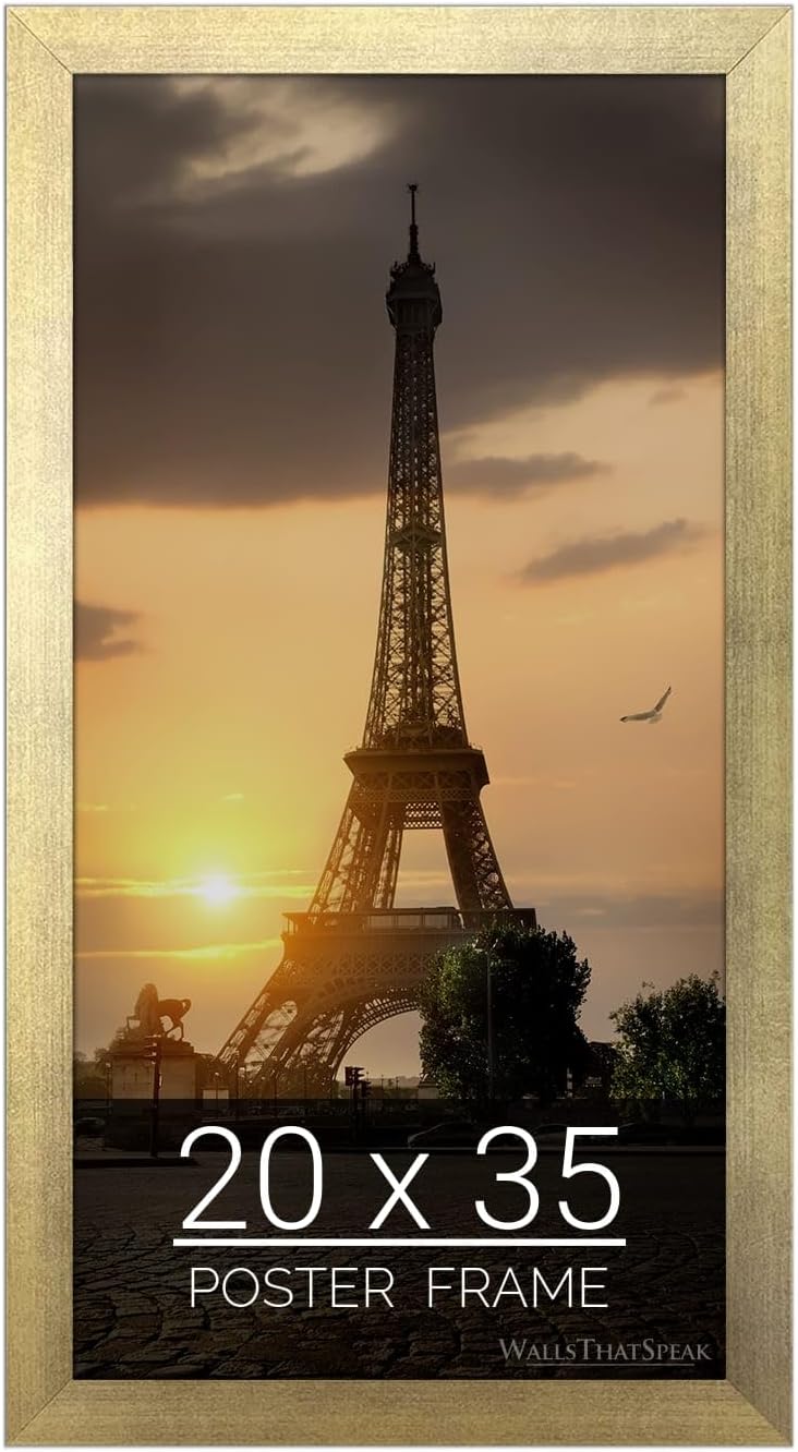20x35 Gold Picture Frame for Puzzles Posters Photos Artwork