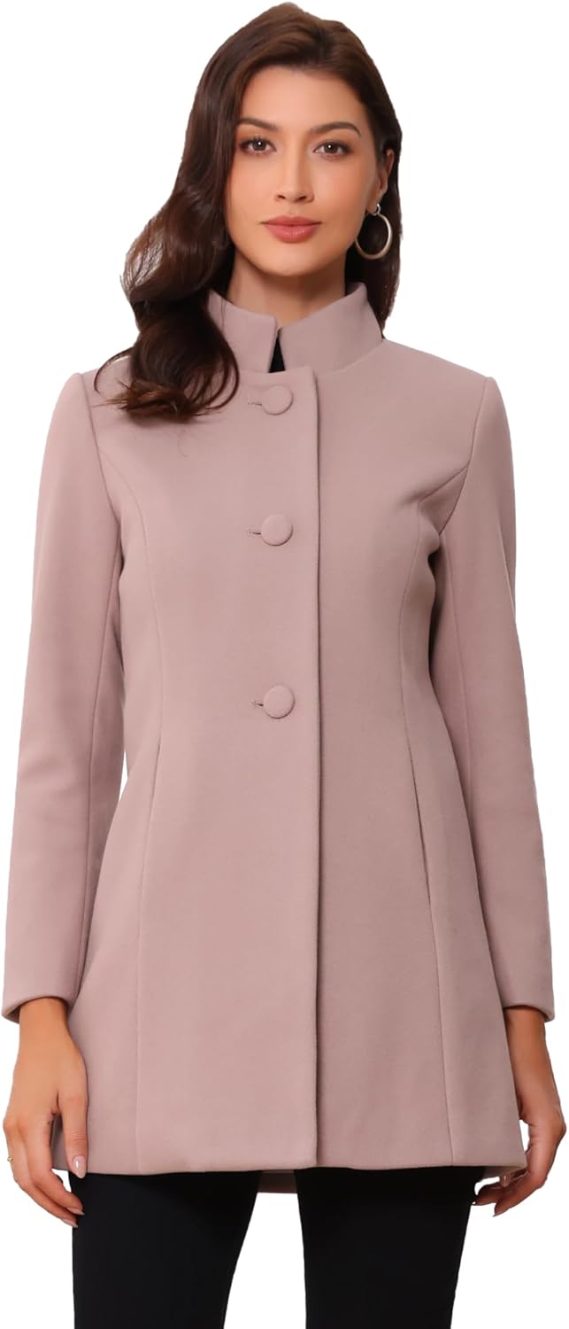Allegra K Women's Winter Overcoat for Stylish Cold Weather Wear
