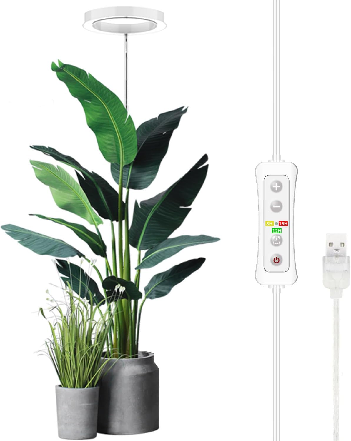 yadoker Plant Grow Light Full Spectrum for Indoor Plants
