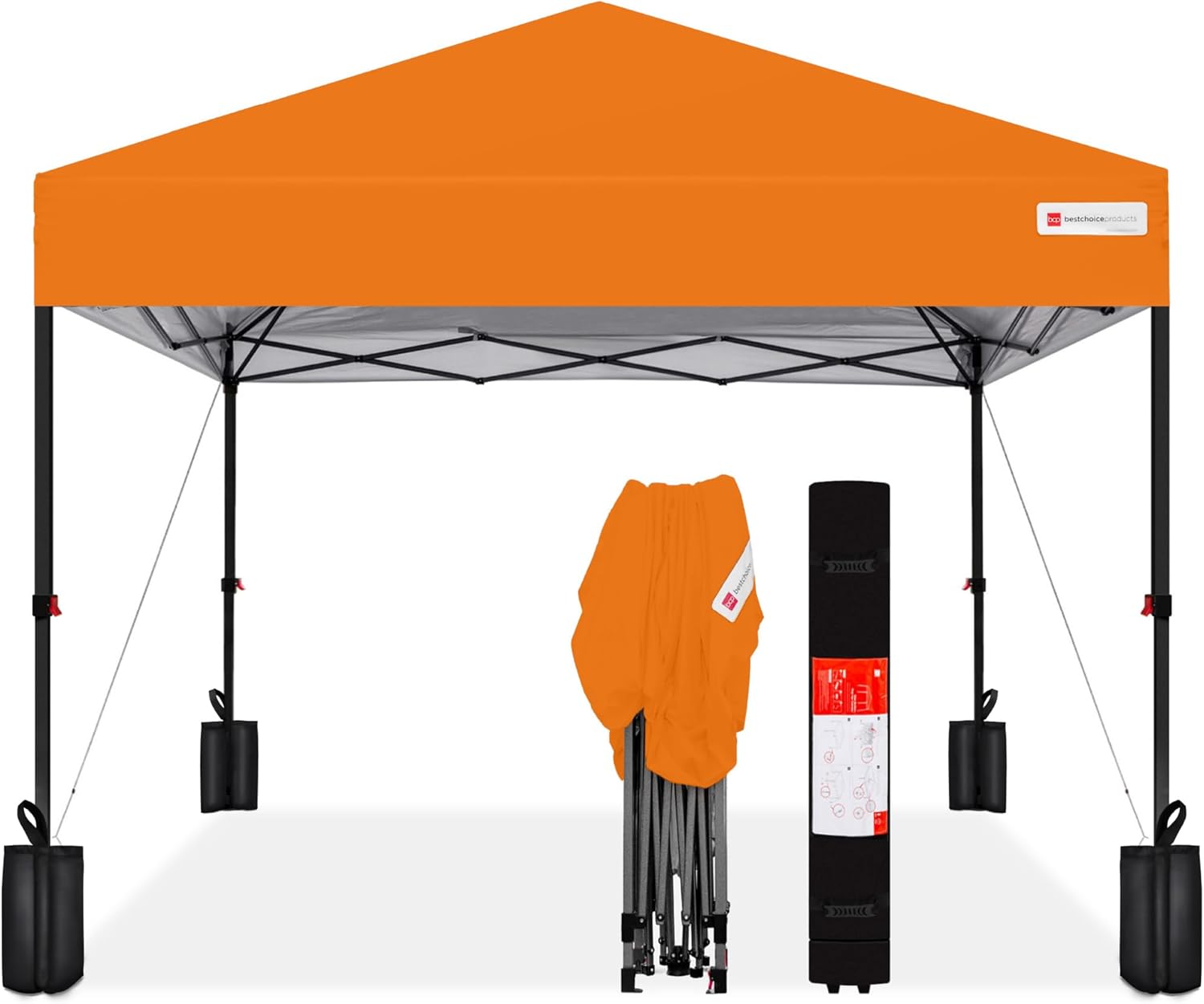 Best Choice Products 10x10ft Pop Up Canopy Tent for Easy Setup