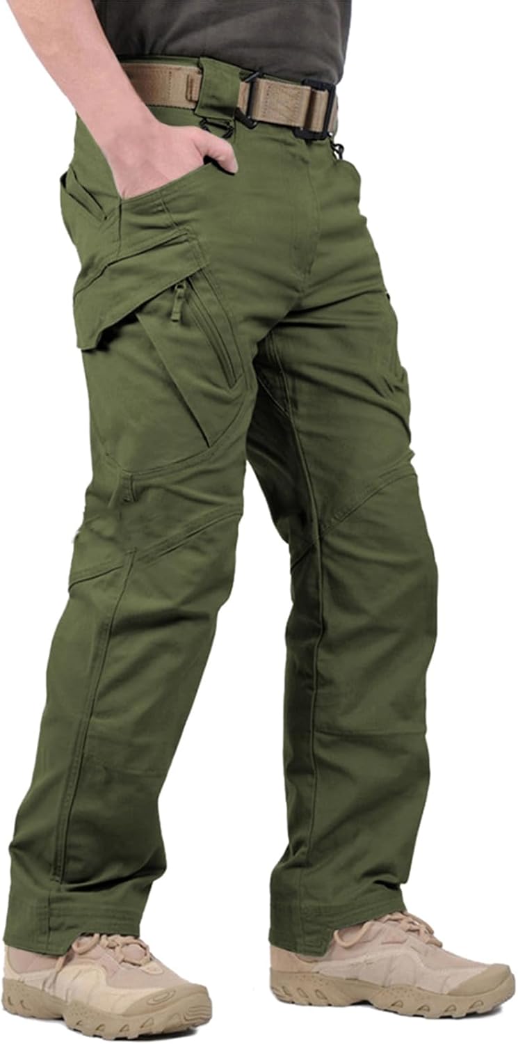 Men's Ripstop Tactical Pants Lightweight Water Resistant Cargo