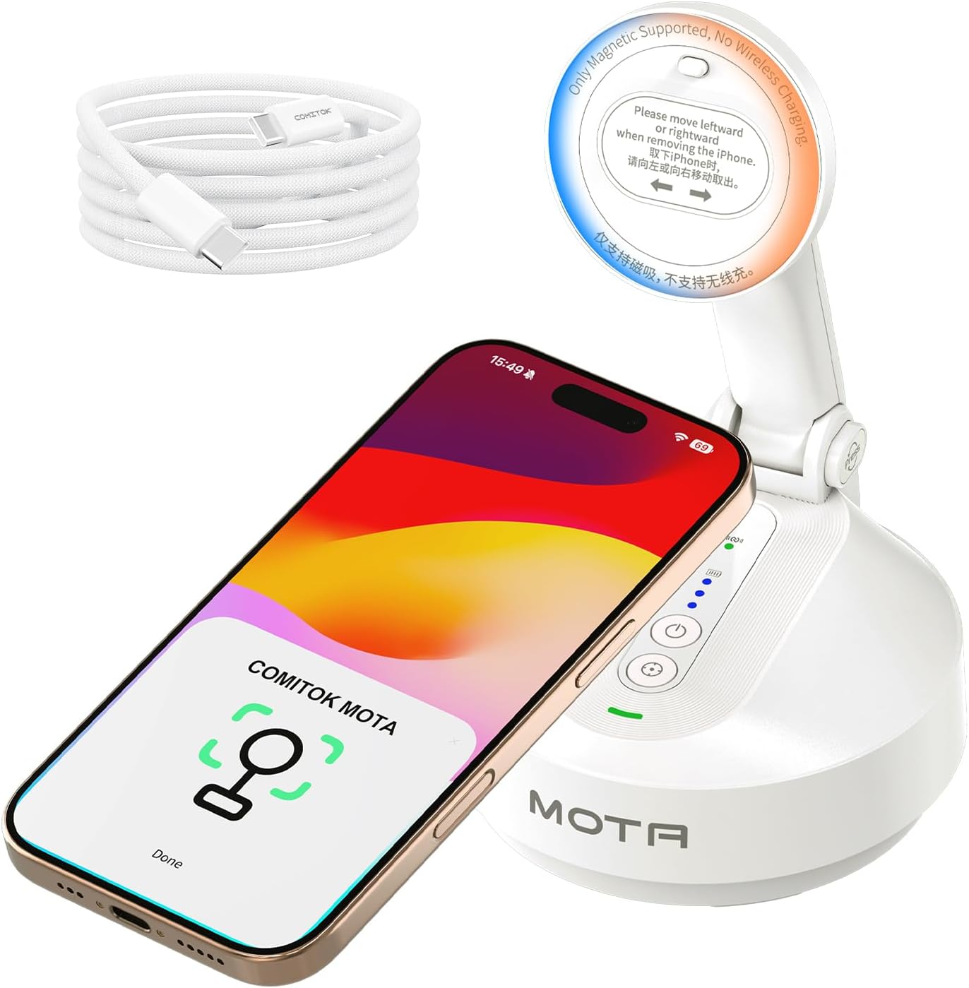 MOTA Auto Face Tracking Tripod for iPhone with 360 Rotation
