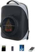 3D Hologram Fan Backpack - Wearable LED Hologram Display