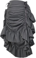 Victorian Steampunk Skirt Pirate Costume Burlesque (Style 2F1B)