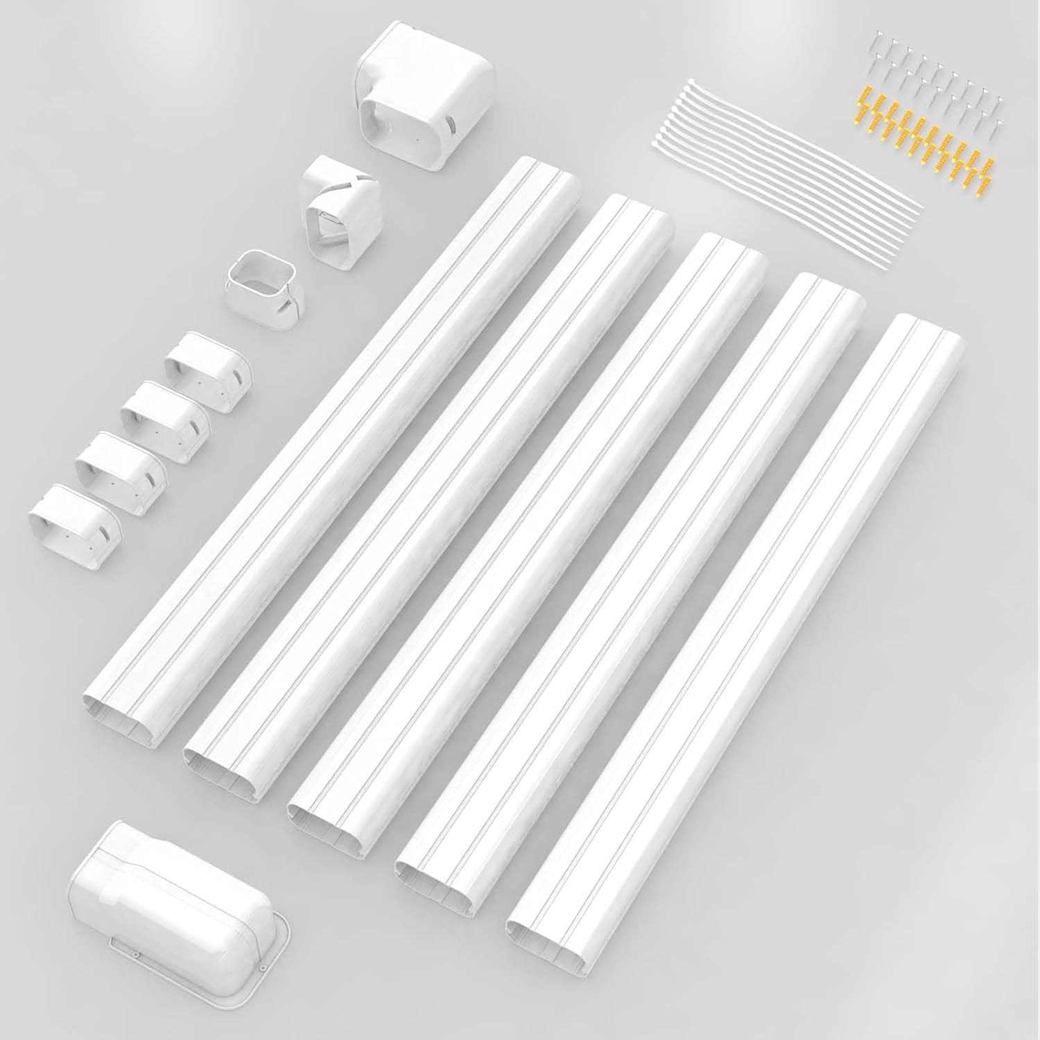 Hide Unsightly Lines with KAIOTYA 17Ft Line Cover Kit