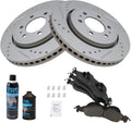 Front Performance Brake Pad & Rotor Kit Compatible with 2007-09 Ford