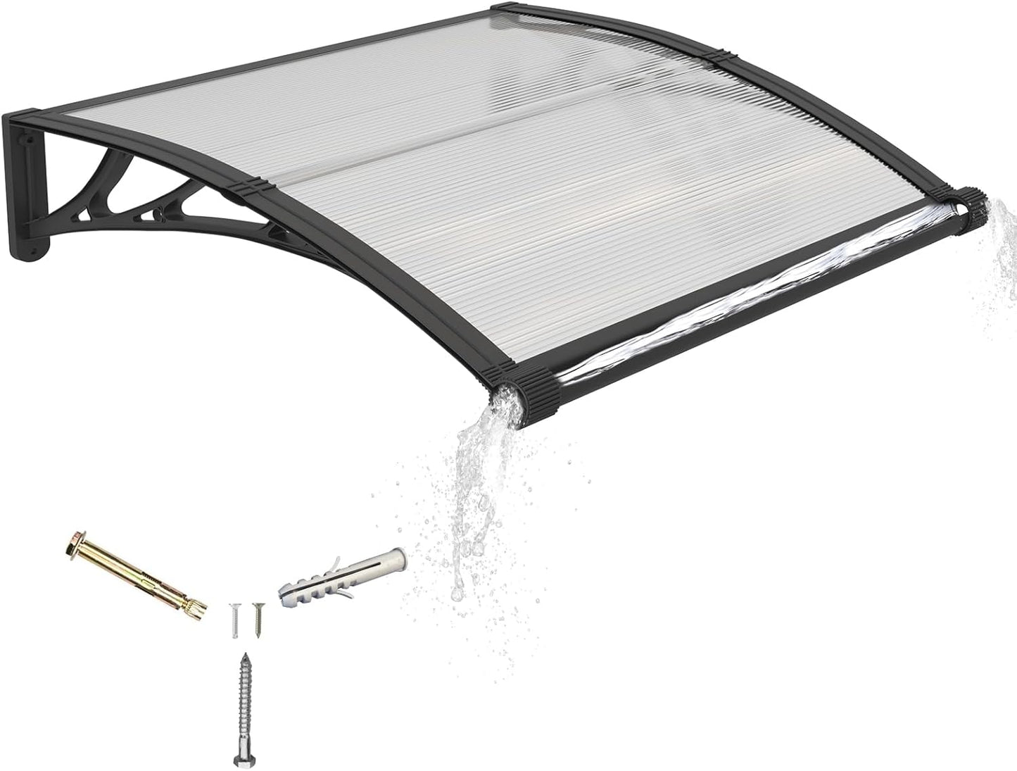 Door Awning 32x48 Inches for All-Weather Protection and Style