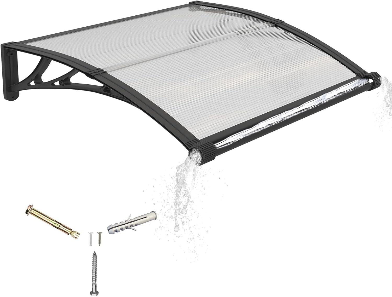 Door Awning 40x48 Inches for All-Weather Protection and Durability