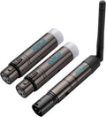 DMX512 2.4G Wireless Transmitter + 2 Receivers - Reliable Stage