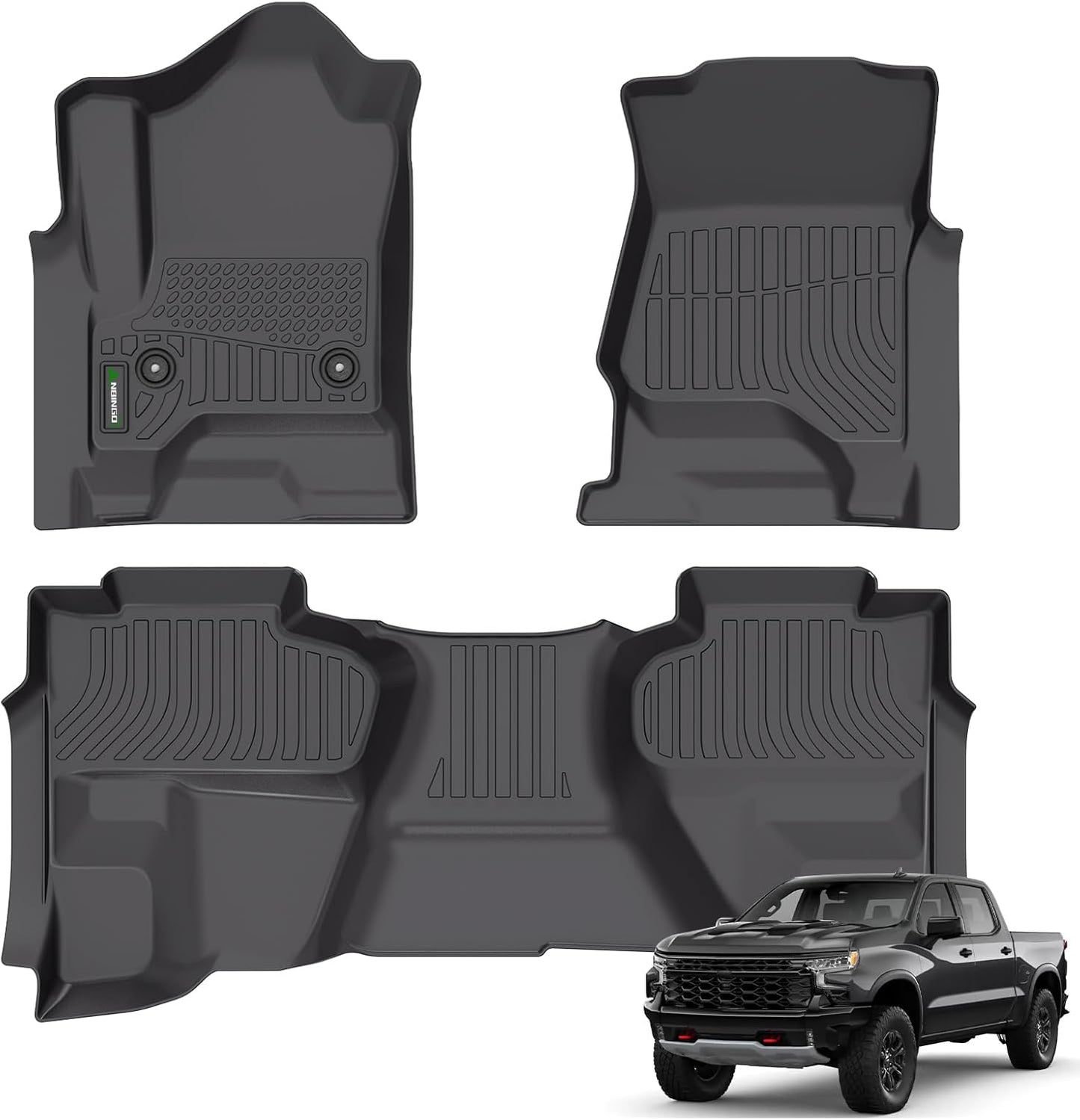 Custom Fit Floor Mats for 2014-2018 Silverado/Sierra 1500