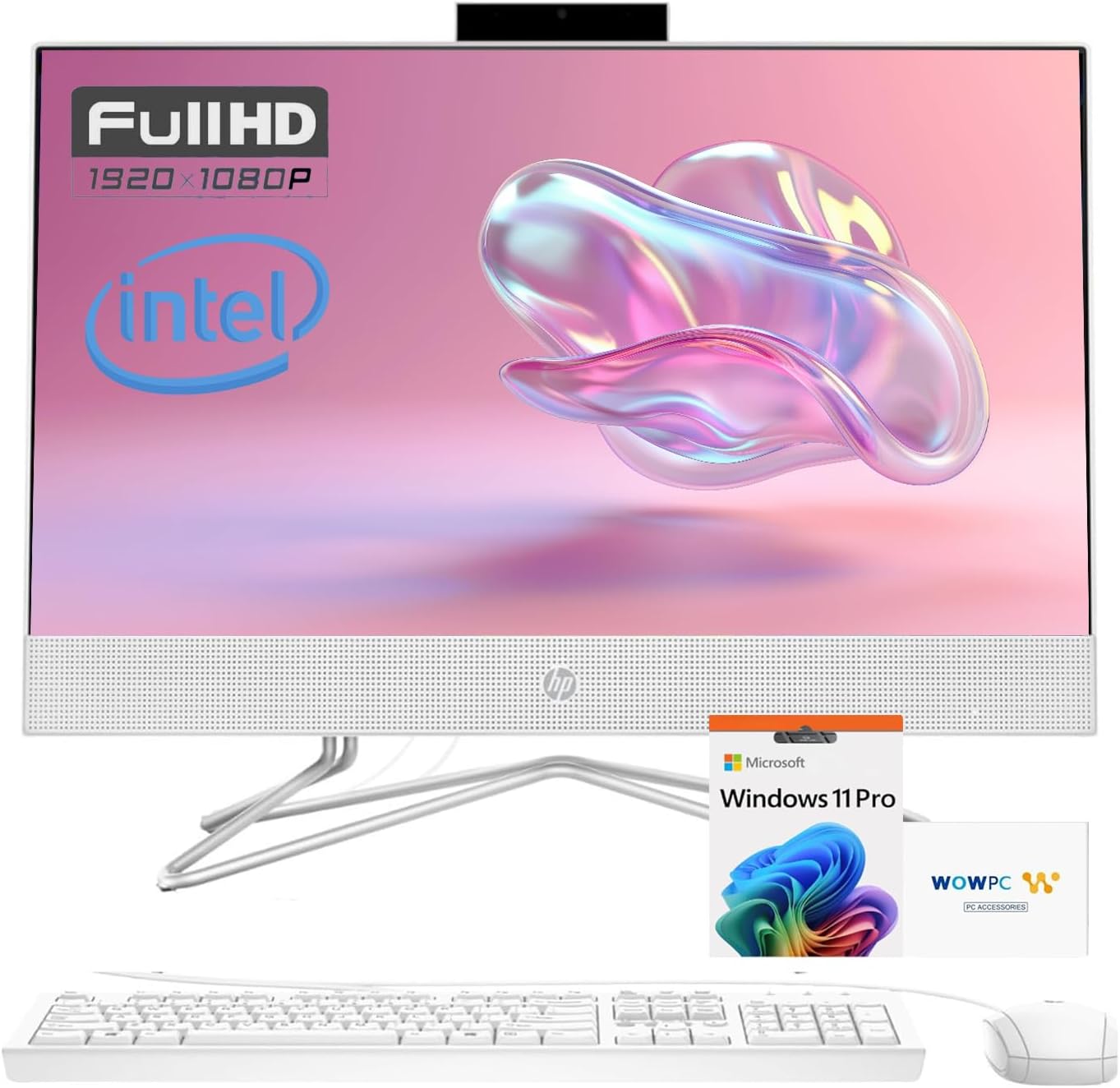 HP 22 All-in-One Desktop: 16GB RAM, 2.5TB Storage, Intel CPU