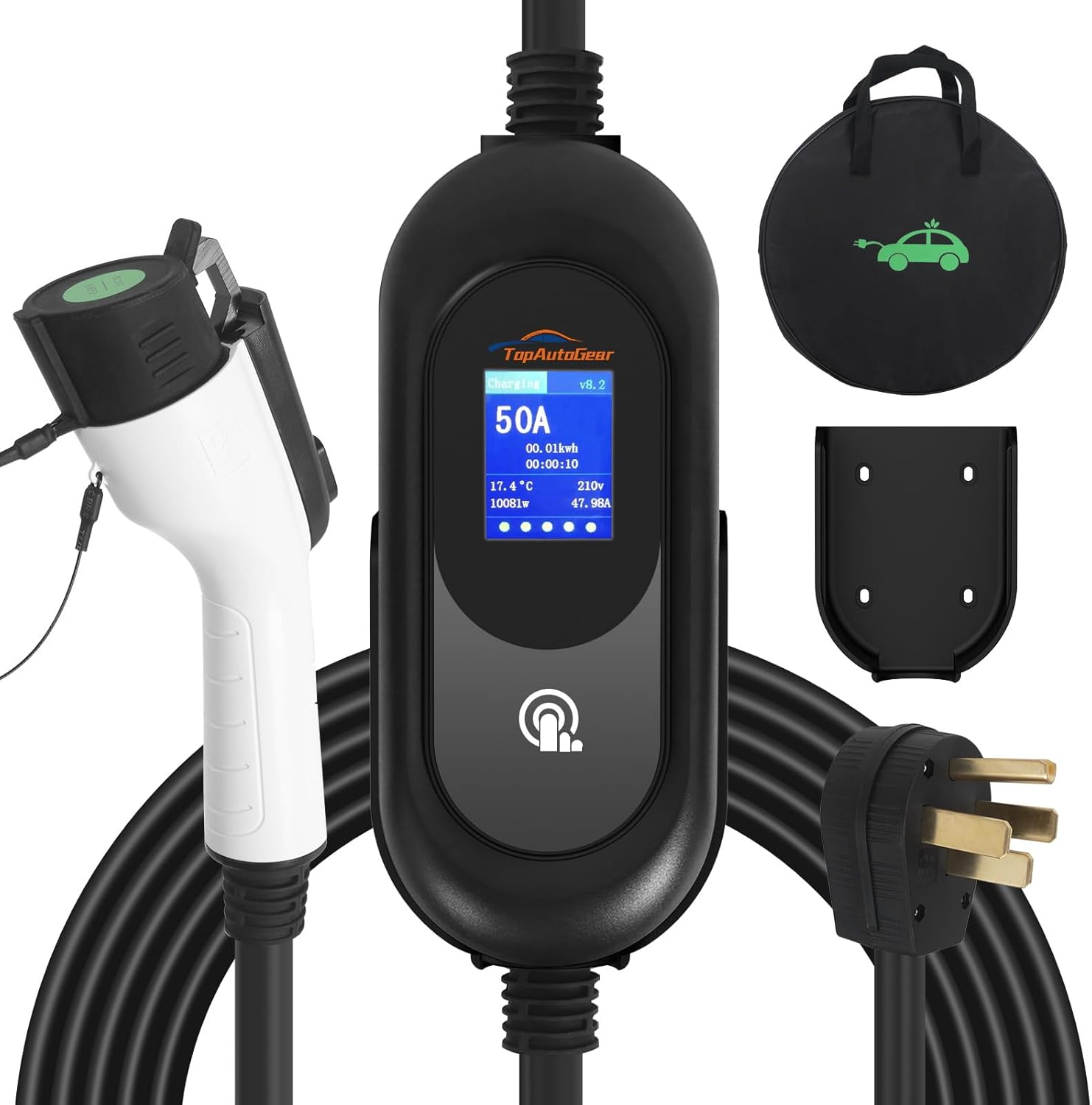 Super Fast 50A Portable EV Charger - TopAutoGear