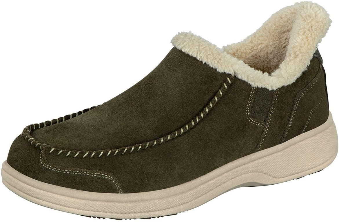 Orthofeet Men's Orthopedic Leather Vito Hands-Free Slipper Review