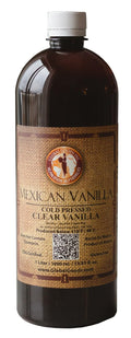 Pure Clear Mexican Vanilla Extract 33.81 fl oz - Clear, Bold Flavor