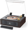 CD Player with Built-in Speakers Bluetooth Retro Portable CD Player
