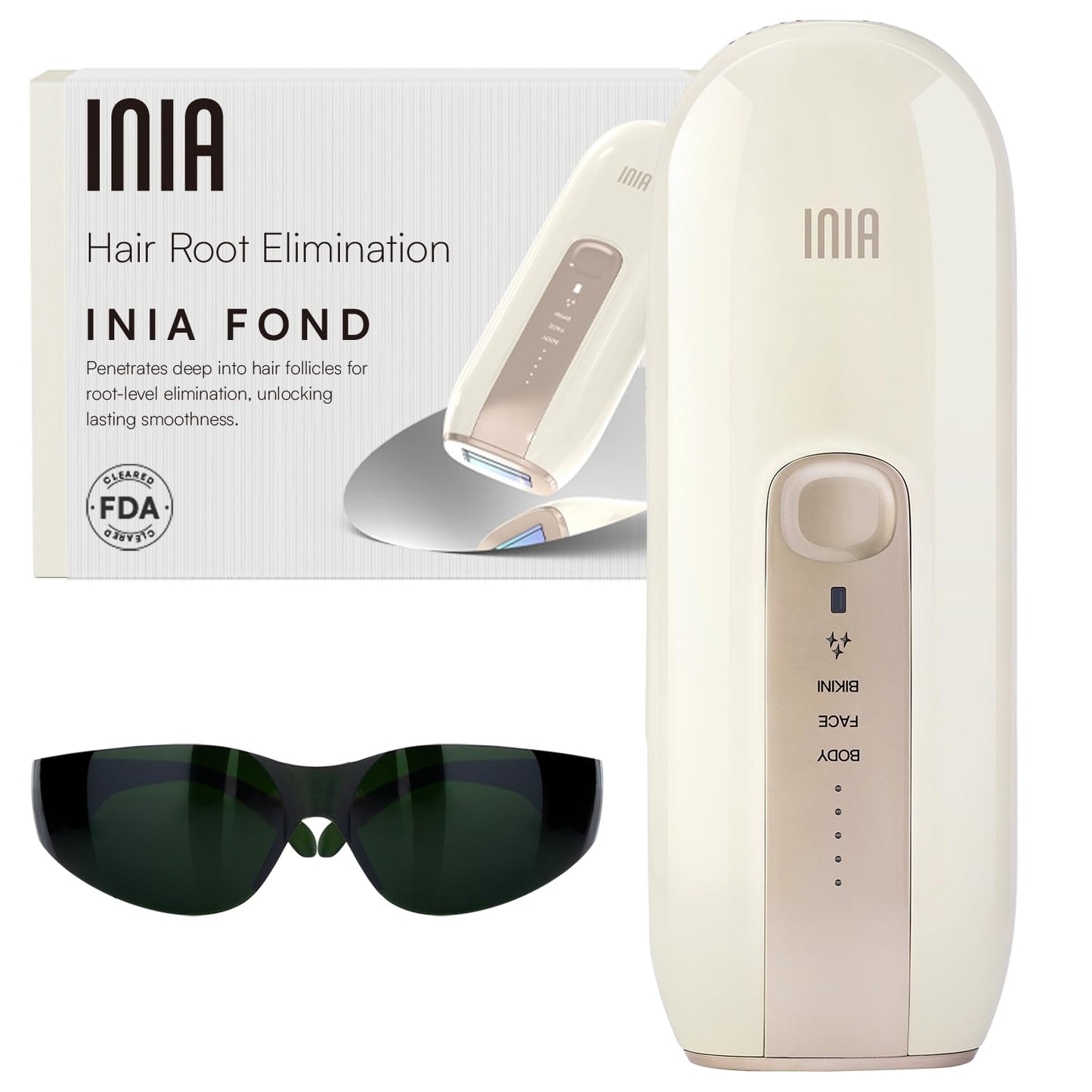 Laser Hair Removal Device for Women and Men, Safe at Home
