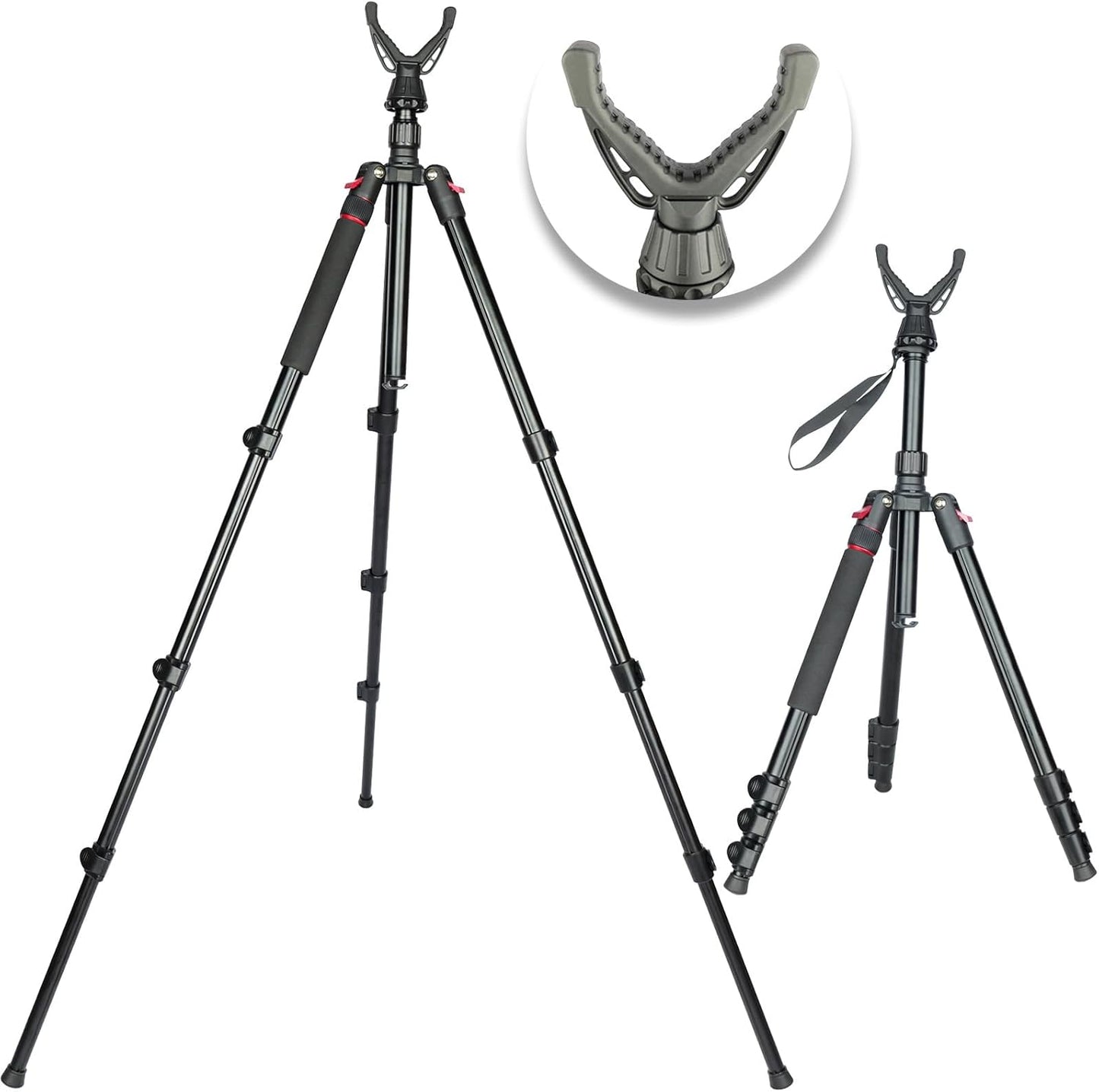 Adjustable Shooting Tripod for Rifles - 3-in-1 Lightweight Design