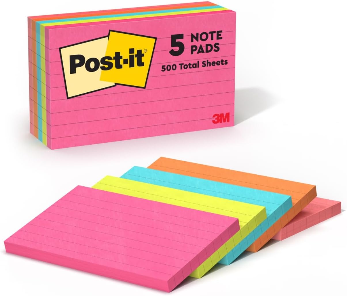Post-it Notes 3x5 - Vibrant Poptimistic Collection