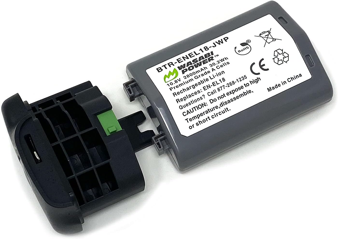 Wasabi Power EN-EL18 Battery for Nikon D810A, D850, D500 Cameras