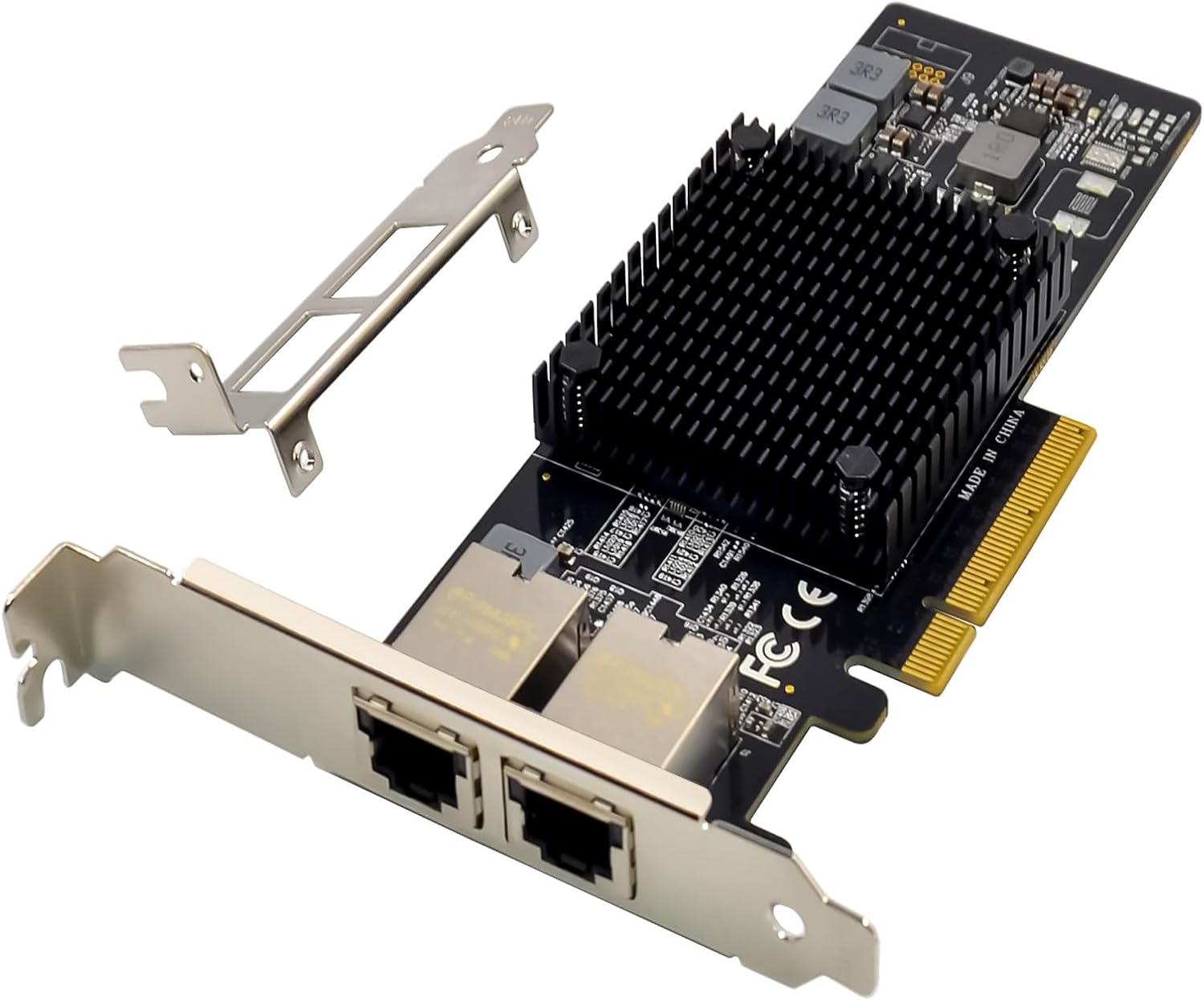 Dual-Port 10G PCIe Network Adapter Card for High-Speed Connections
