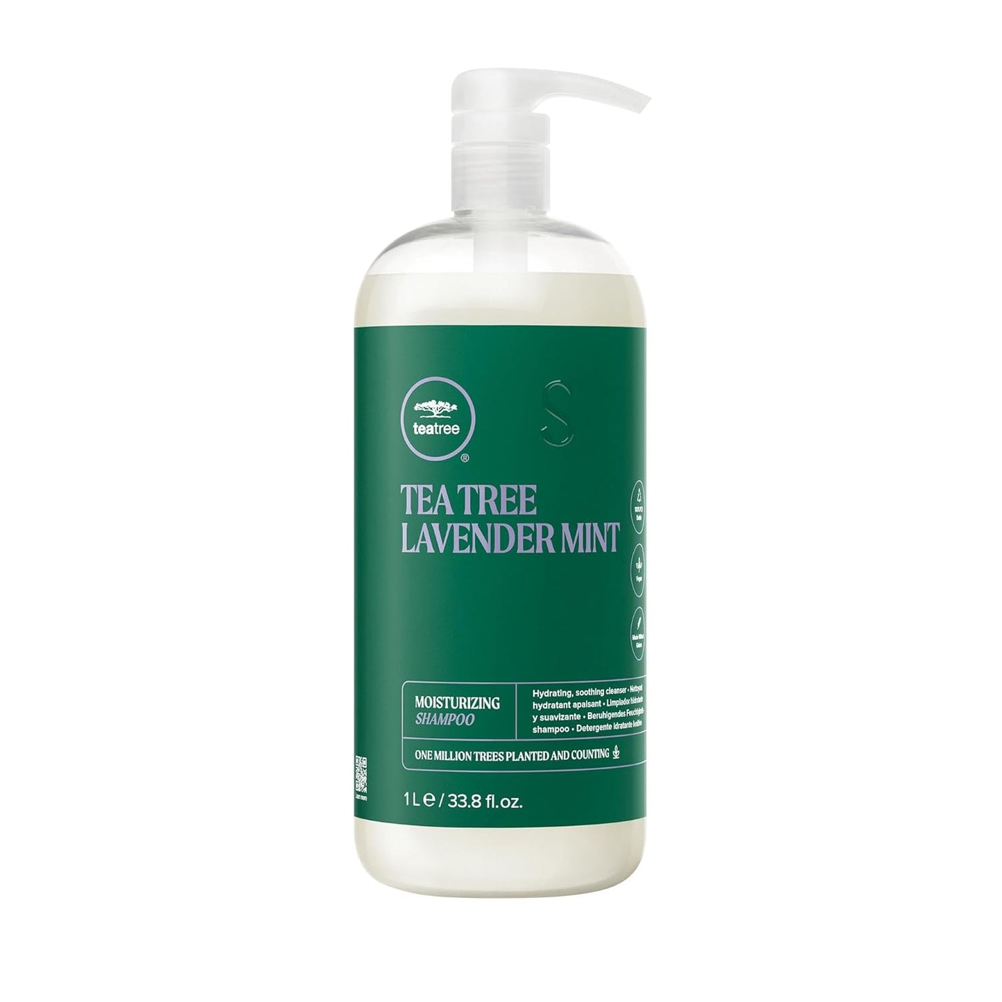 Tea Tree Lavender Mint Moisturizing Shampoo for Coarse Hair
